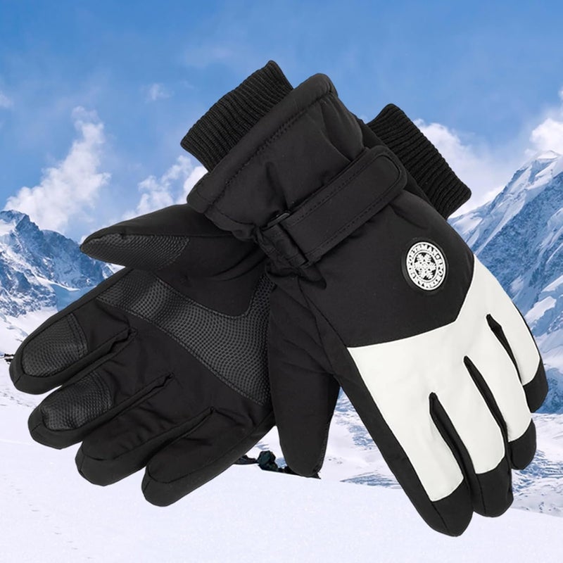 Eohak Men and Women Ski Gloves Winter Cold Weather Gloves Touchscreen Warm Waterproof Gloves for Cycling, Running, Driving, Skiing - Image 5